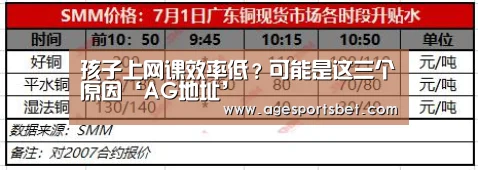 孩子上网课效率低?可能是这三个原因‘AG地址’(图1) AG娱乐